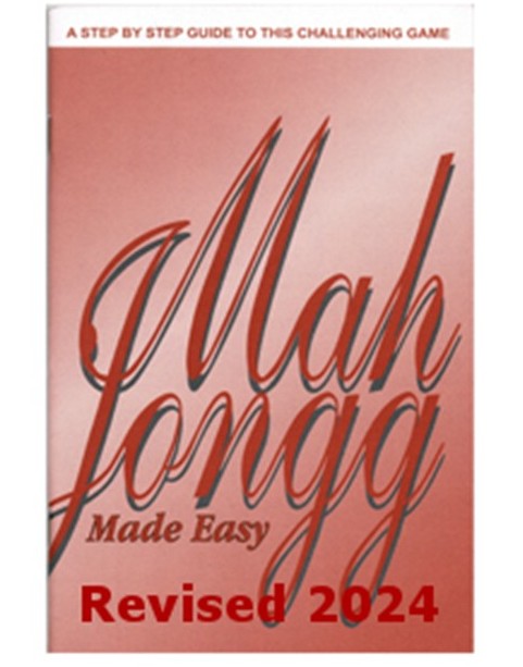Official National Mah Jongg League (NMJL) Rule Book for American Mahjong featuring the complete rules, gameplay instructions, Charleston procedures, scoring, and etiquette guide.