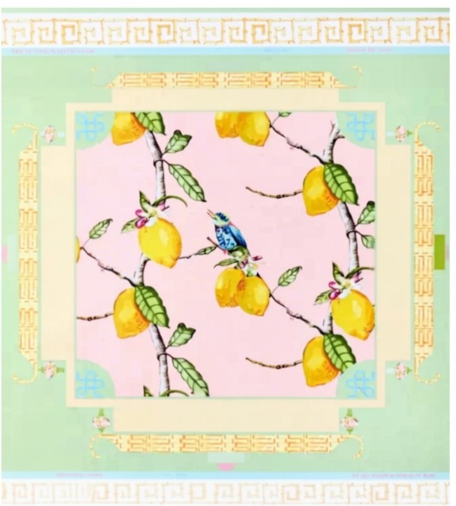 Mat - Light Green Lemons