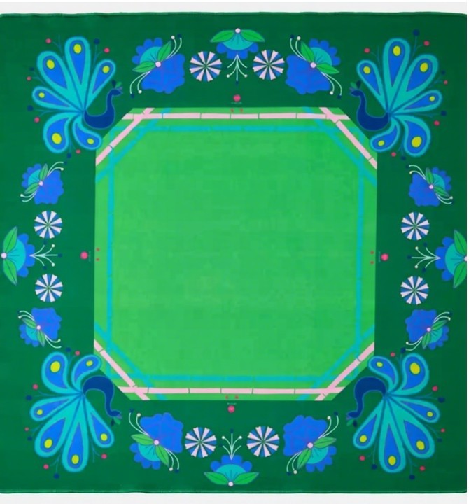 Mat - Peacock Blue