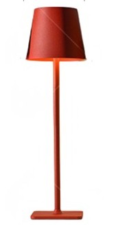 Red mahjong table lamp for mahjong game tables