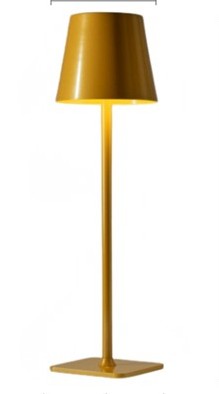 Yellow mahjong table lamp for mahjong game tables
